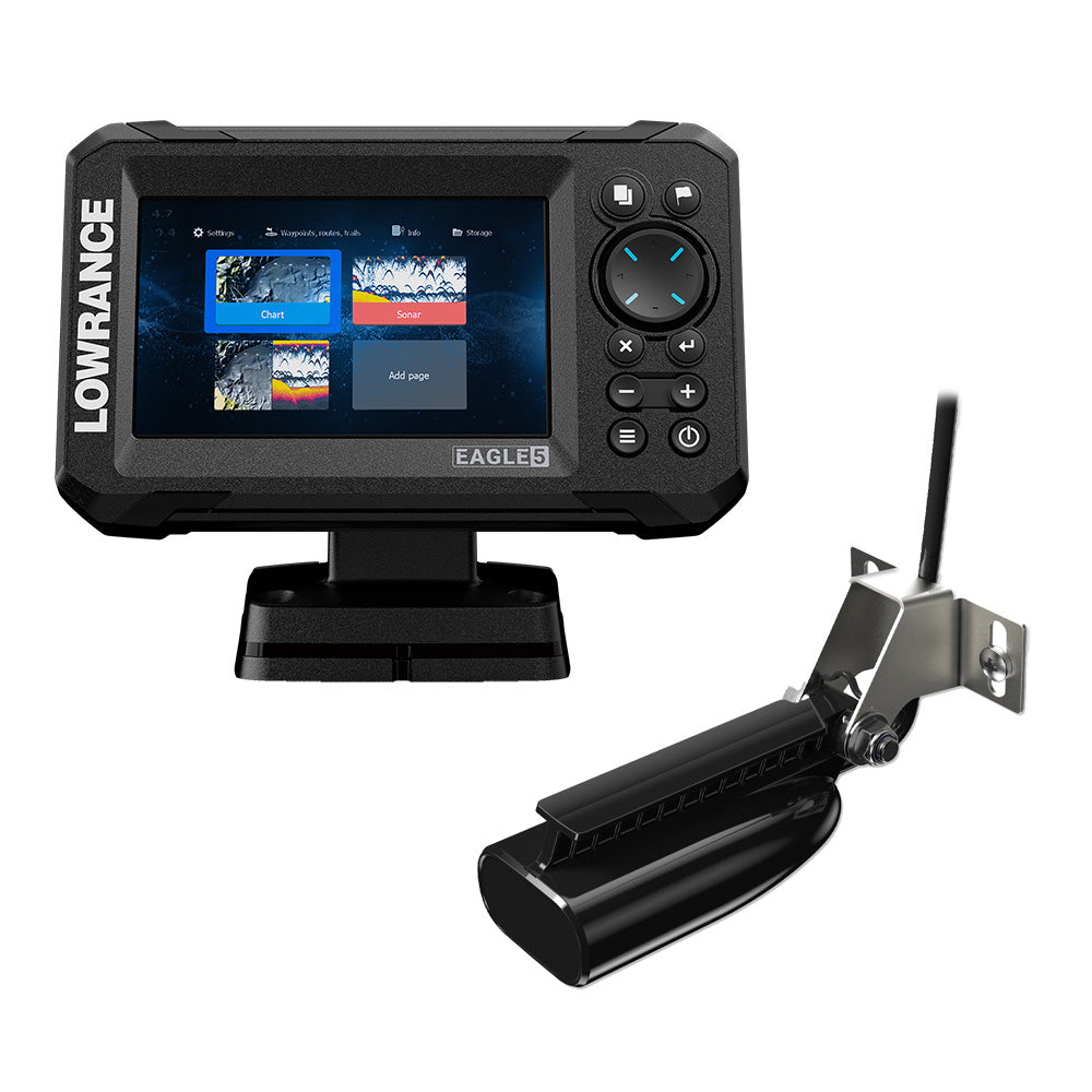 Lowrance Eagle 5 Combo - SplitShot Transducer w/C-MAP Charts [000-16226-001]