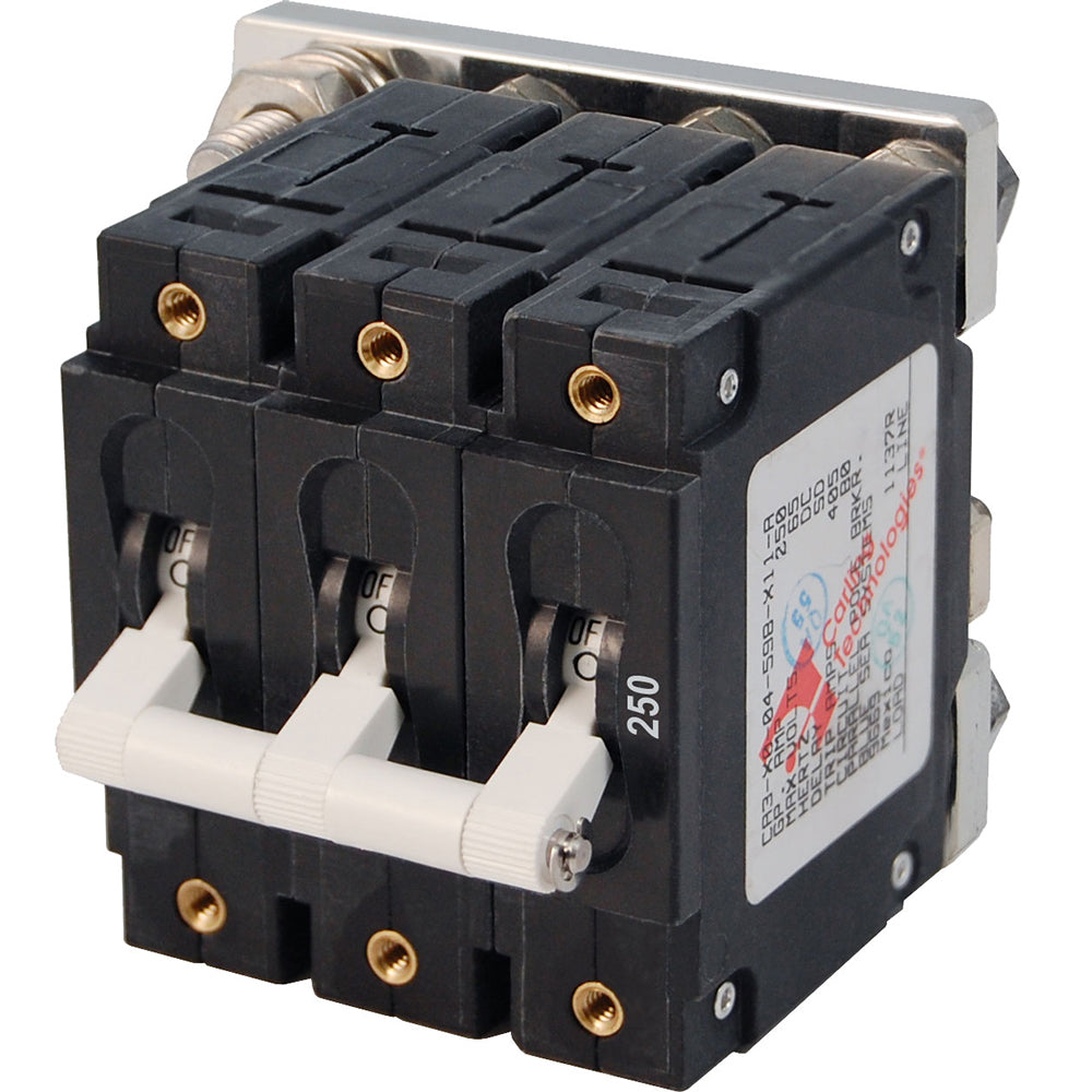 Blue Sea 7270 250A C-Series Triple Pole Toggle DC Circuit Breaker [7270]