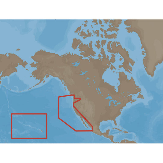 C-MAP MAX NA-M024 - U.S. West Coast & Hawaii - C-Card [NA-M024C-CARD]