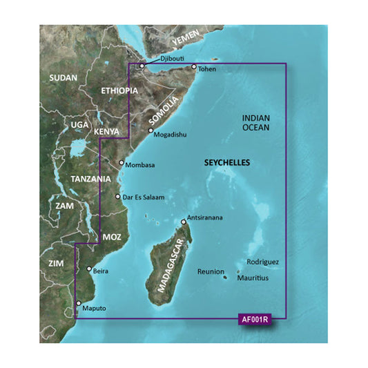 Garmin BlueChart g3 HD - HXAF001R - Eastern Africa - microSD/SD [010-C0747-20]