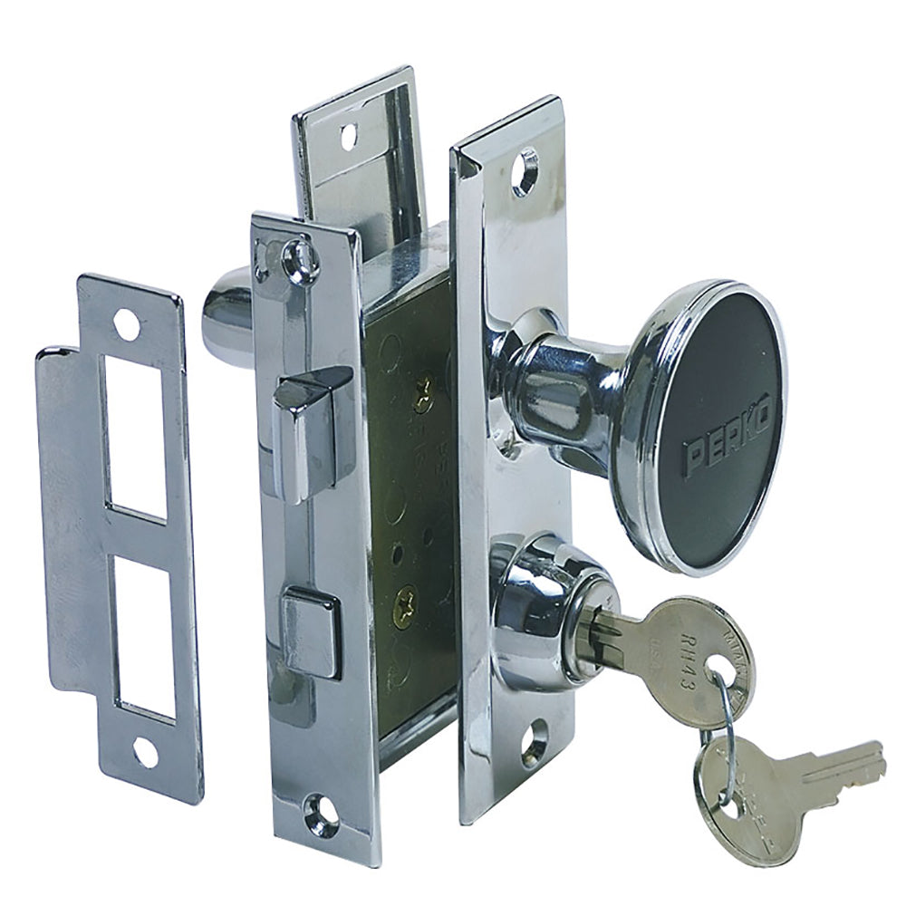 Perko Mortise Lock Set w/Bolt [0927DP0CHR]