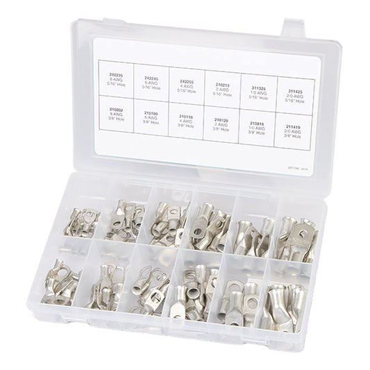 Ancor 100-Piece Tinned Copper Lug Kit [255101]