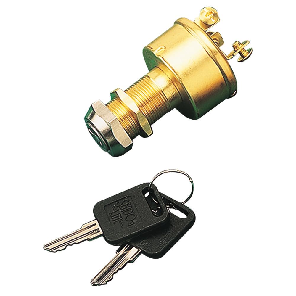 Sea-Dog Brass 3-Position Key Ignition Switch [420350-1]