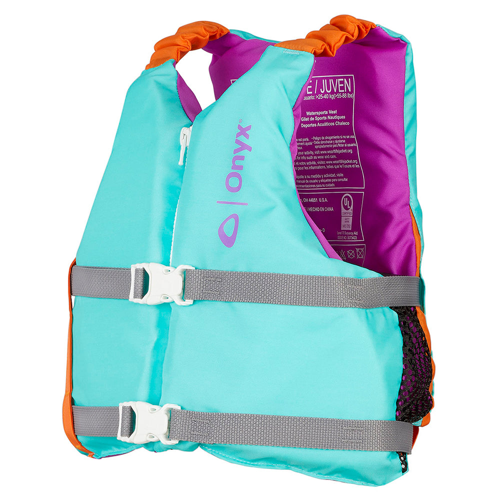 Onyx Youth Universal Paddle Vest - Aqua [121900-505-002-21]