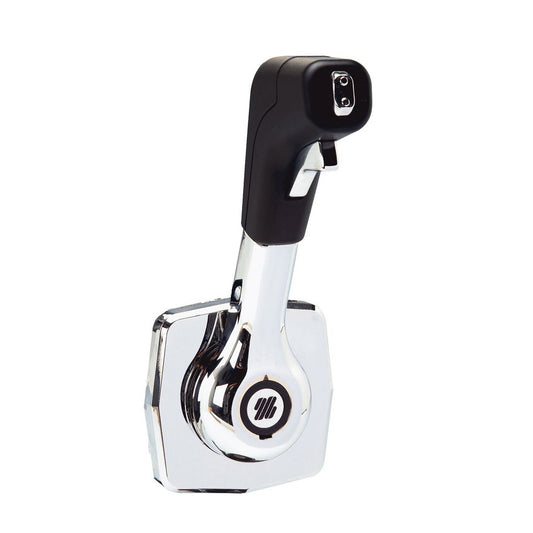 Uflex Single Lever Side Mount Control - Black/Chrome [B310B]