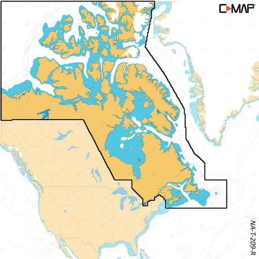 C-MAP REVEAL X - Canada North  East [M-NA-T-209-R-MS]