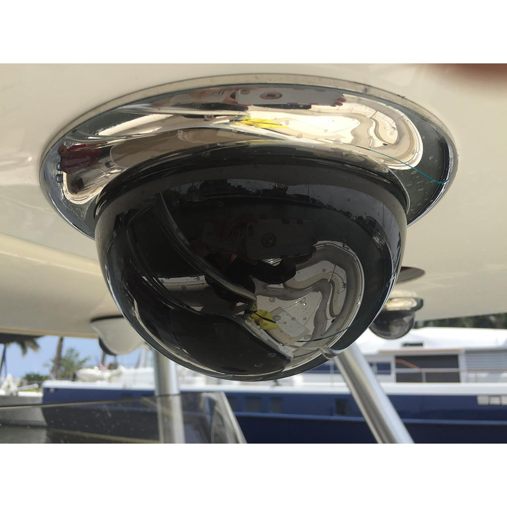 Iris Miniature Marine PTZ Dome Camera - Stainless Bezel - Hi-Def Ethernet IP - 10x Digital Zoom - 4 in 1 Video Format [IRIS4106]